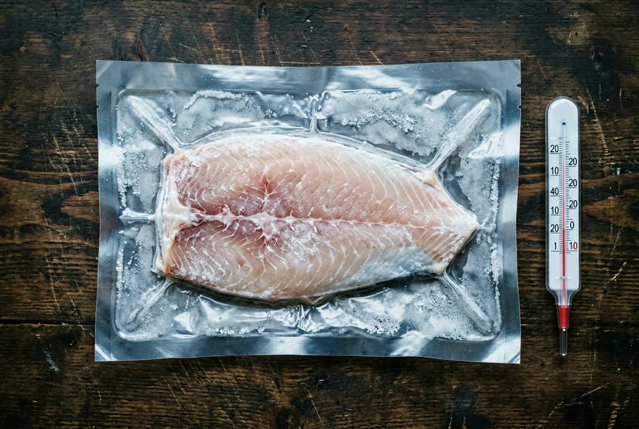 Заморозка рыбы для суши: безопасность и правила — обучающее фото