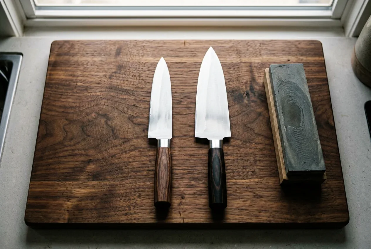 Японские ножи и доска для суши: что нужно дома — обучающее фото