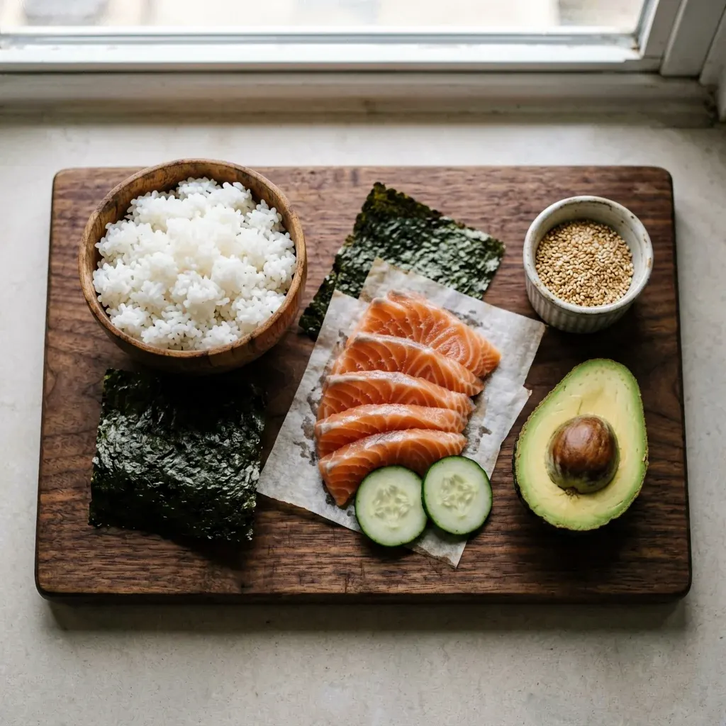 Запечённая Калифорния под спайси-майо — шаг 1