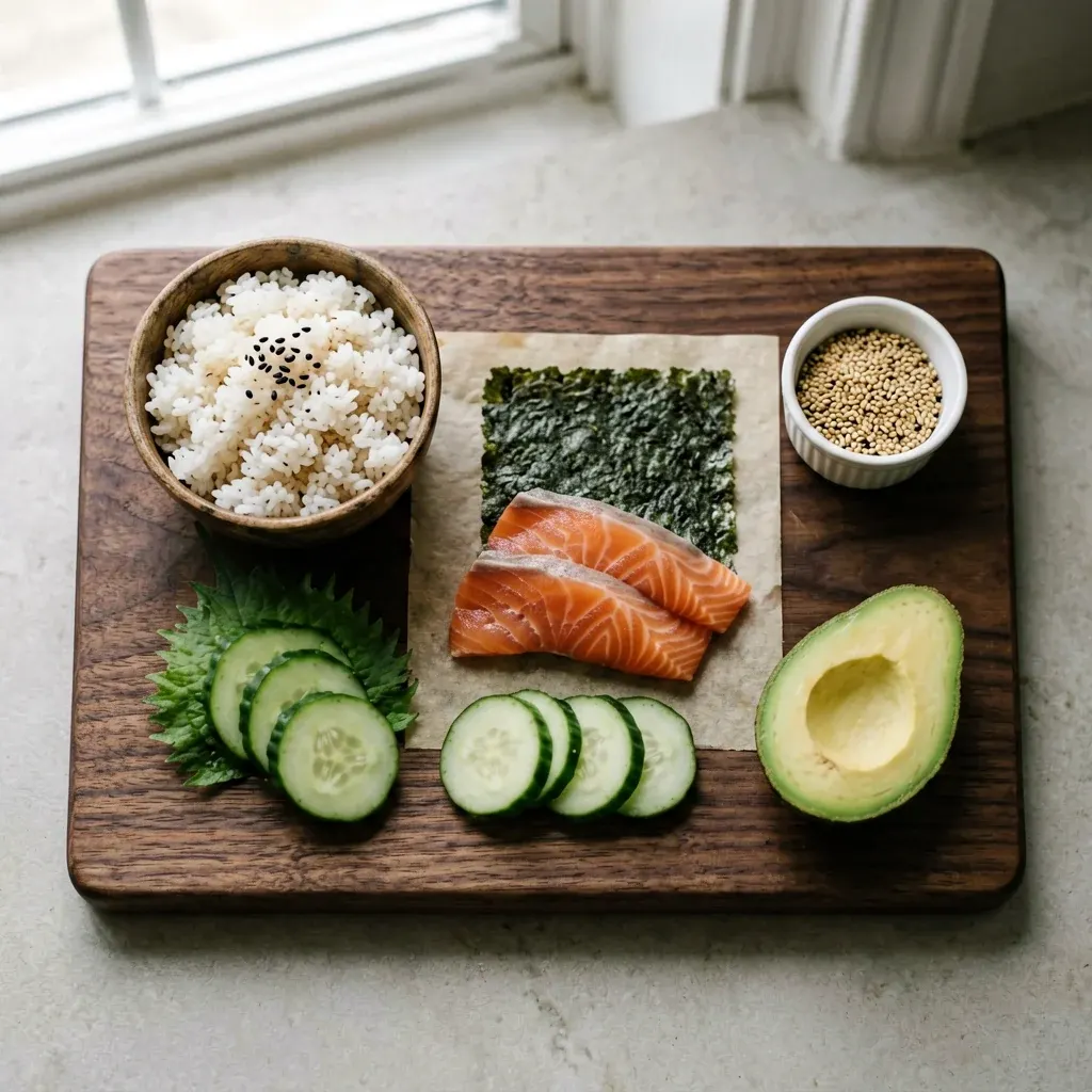 Бостон с лососем и салатом — шаг 1