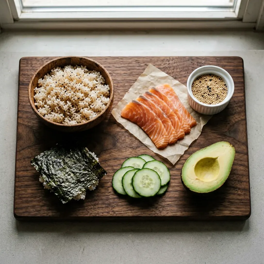 Ролл с угрём и кленовым сиропом — шаг 1