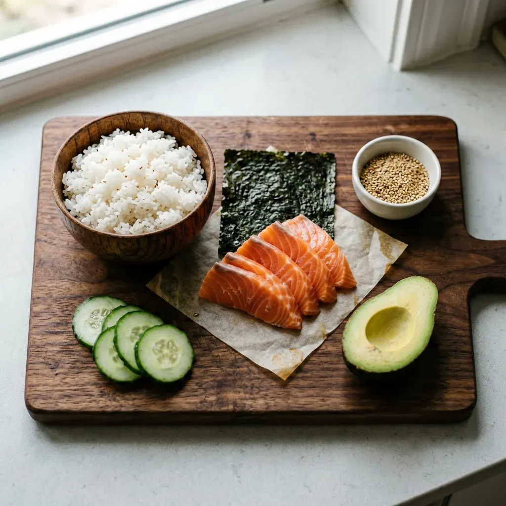 Кани-маки с крабом — шаг 1