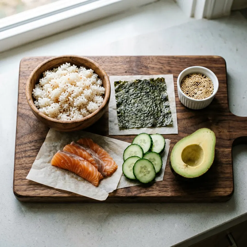 Темпура-ролл с угрём — шаг 1