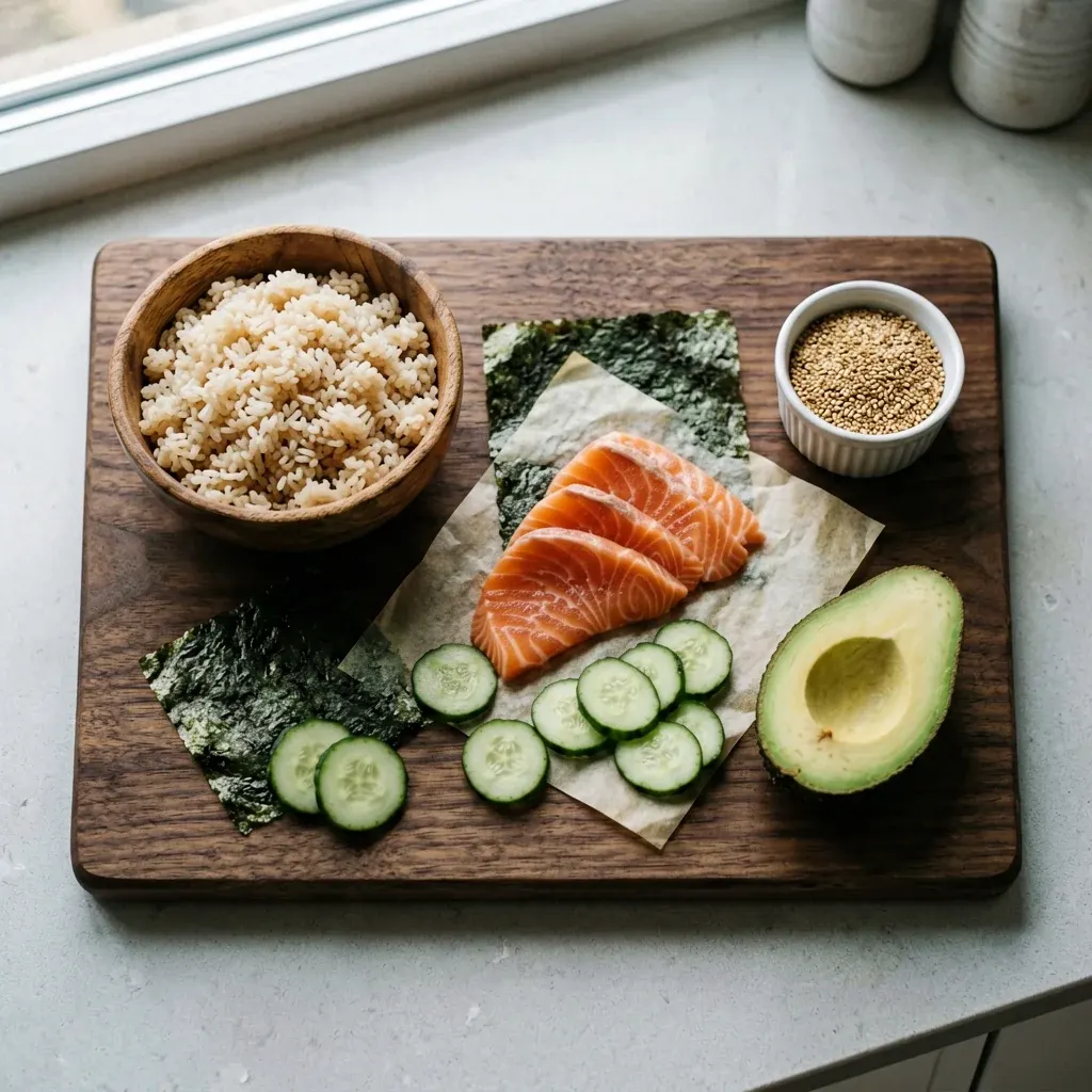 Ролл с пармезаном и спаржей — шаг 1