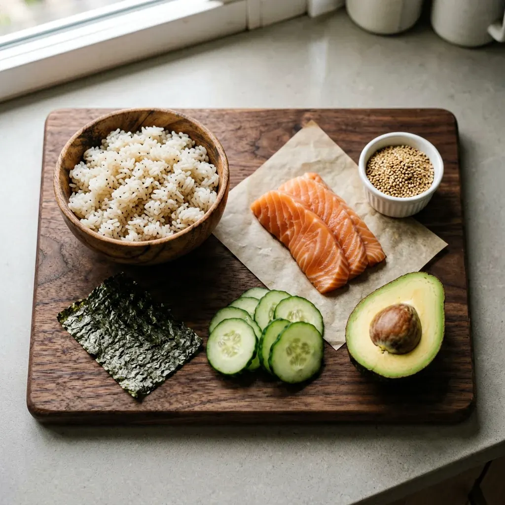 Запечённый с угрём и манго — шаг 1