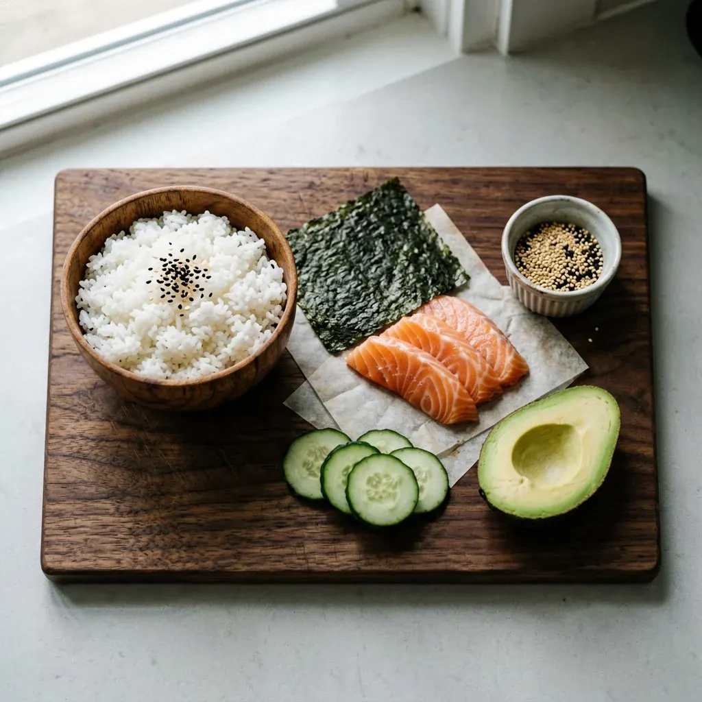 Ролл с инжиром и хамоном — шаг 1