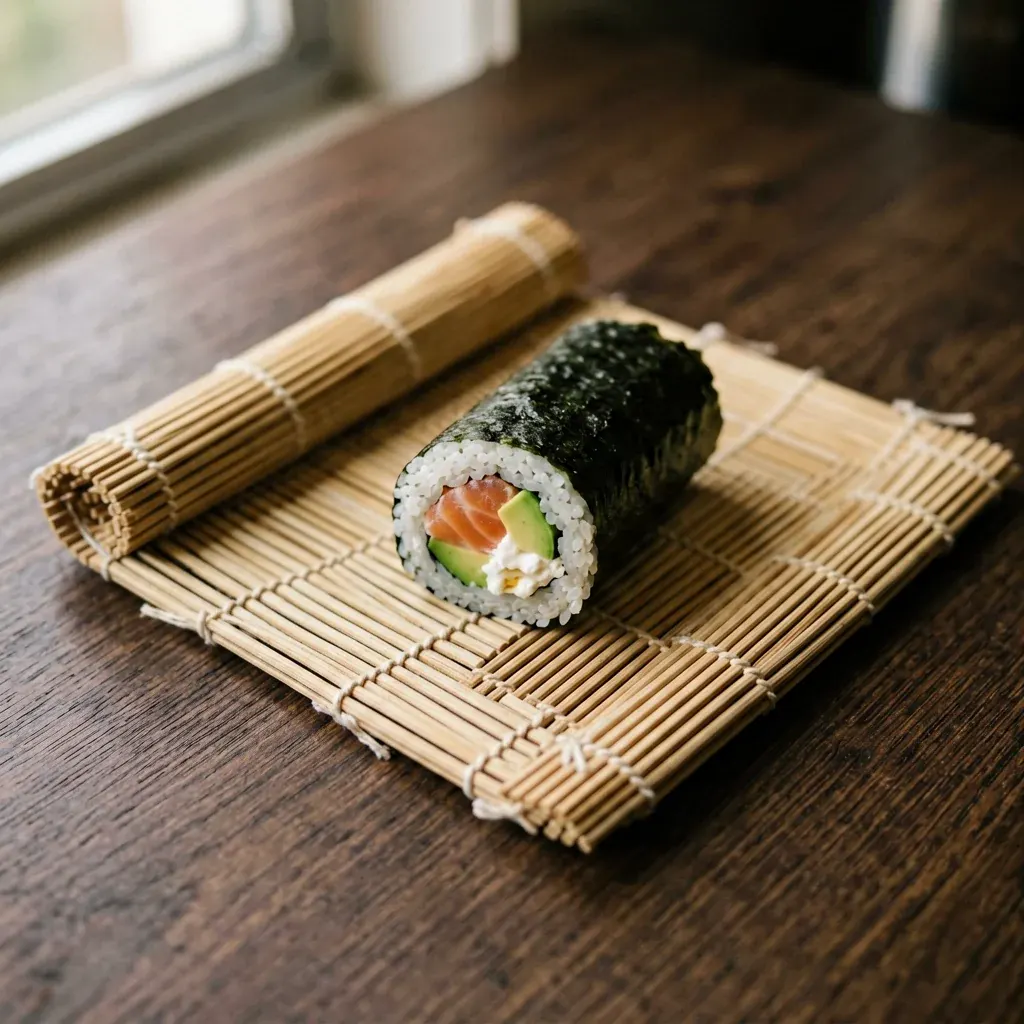 Канада с угрём и огурцом — шаг 2