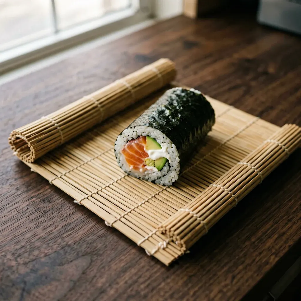 Ролл с креветкой и кокосом — шаг 2