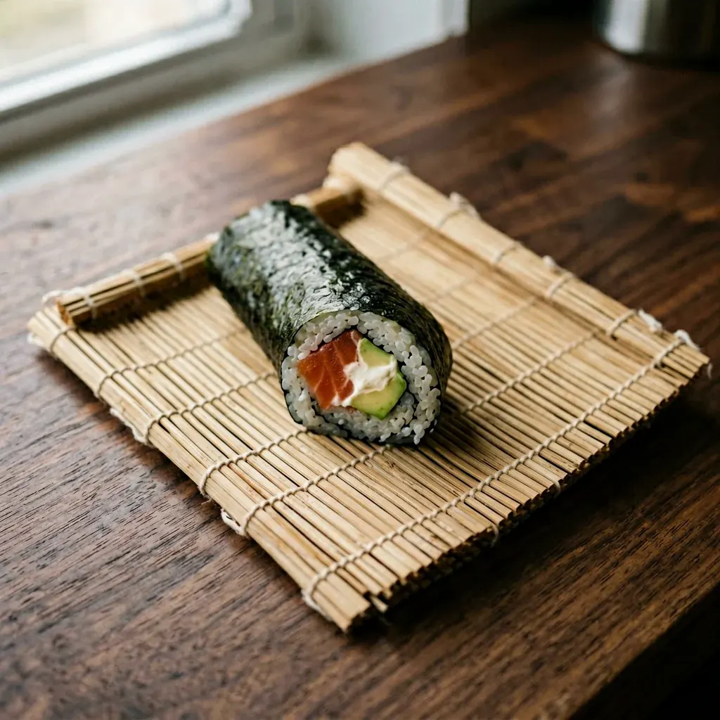 Ролл с говяжьим стейком и васаби-сметаной — шаг 2