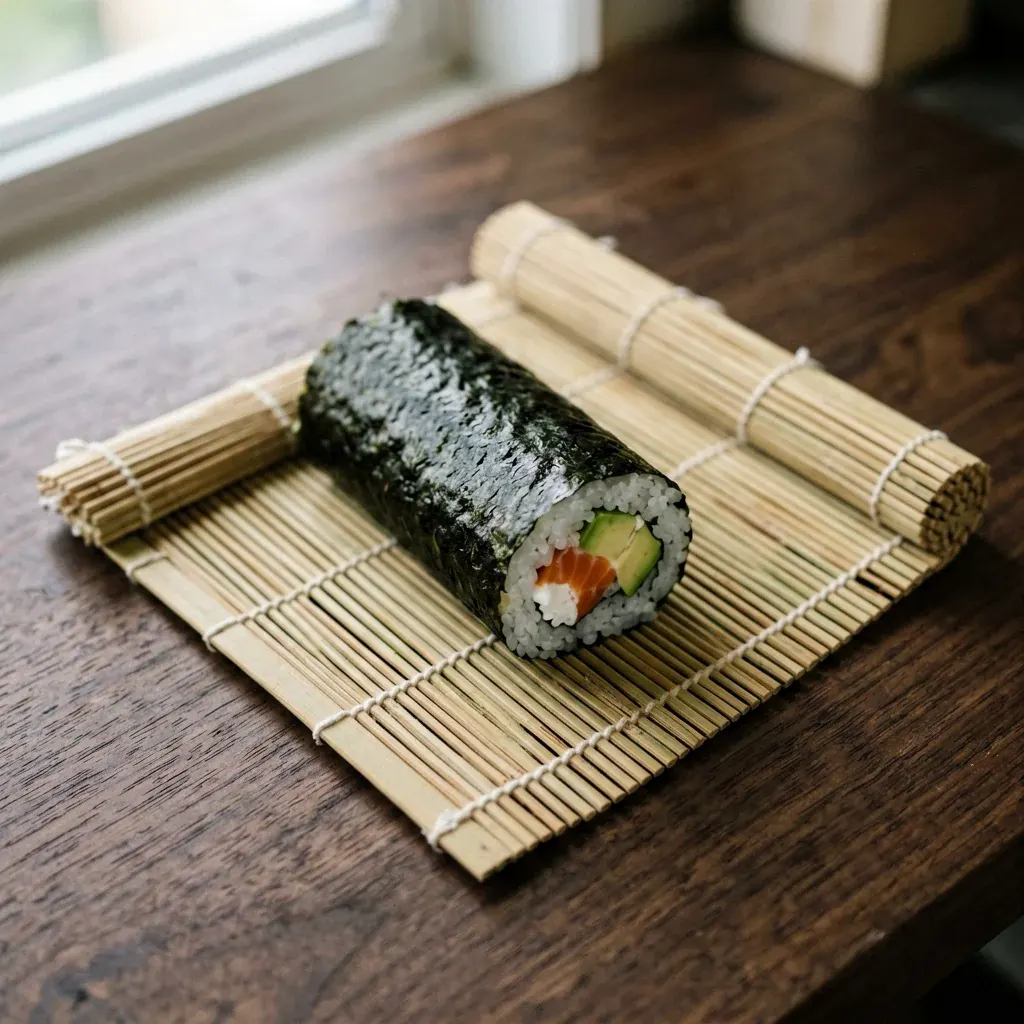 Канада с креветкой и тобико — шаг 2