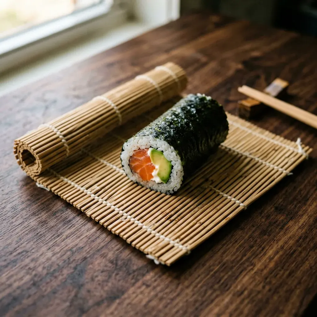 Манго-ролл с лососем и кокосом — шаг 2