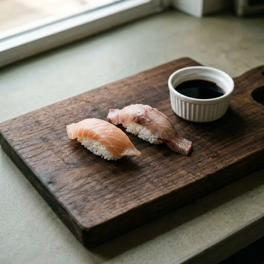 Нигири с угрём и соусом унаги — шаг 2