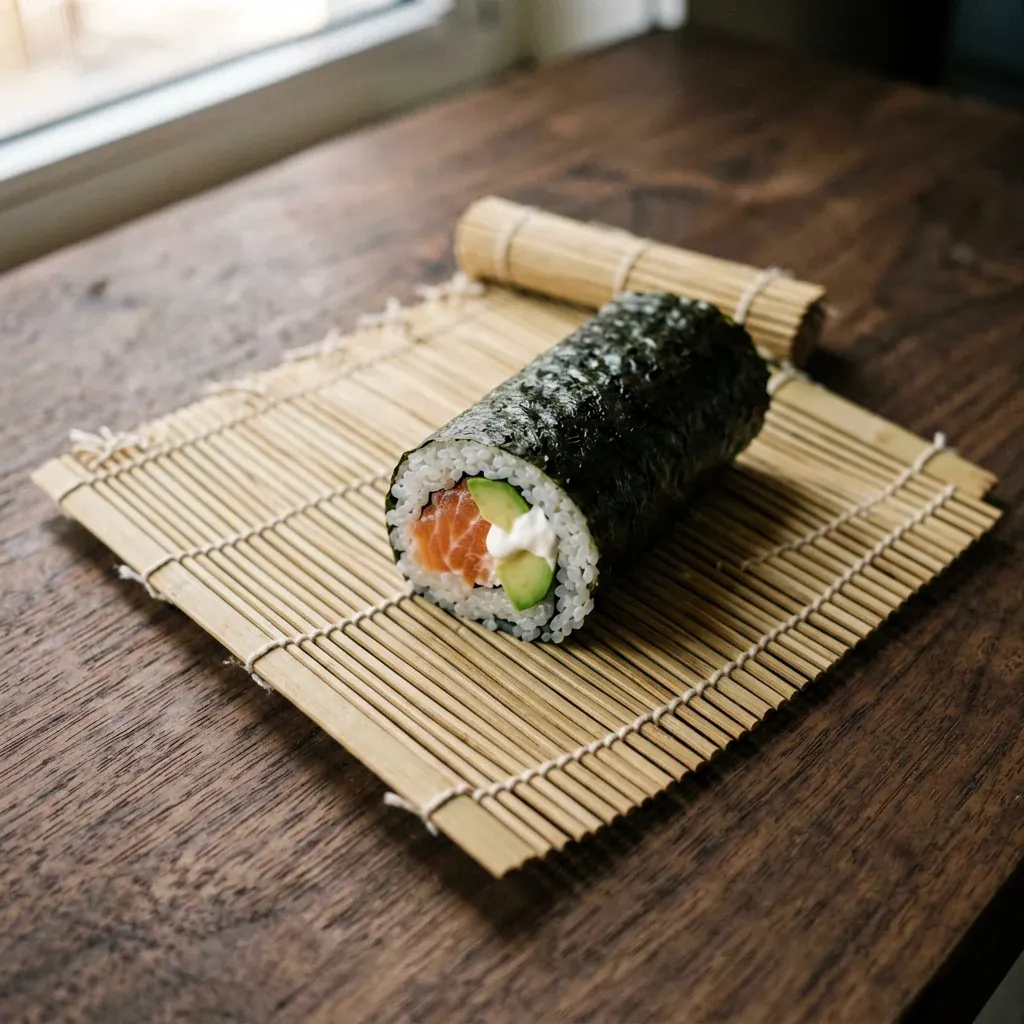 Ролл с лососем-гравлакс и укропом — шаг 2