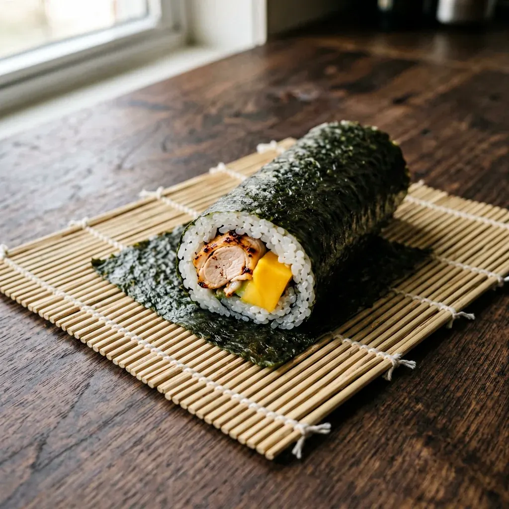 Ролл с курицей терияки и манго — шаг 2