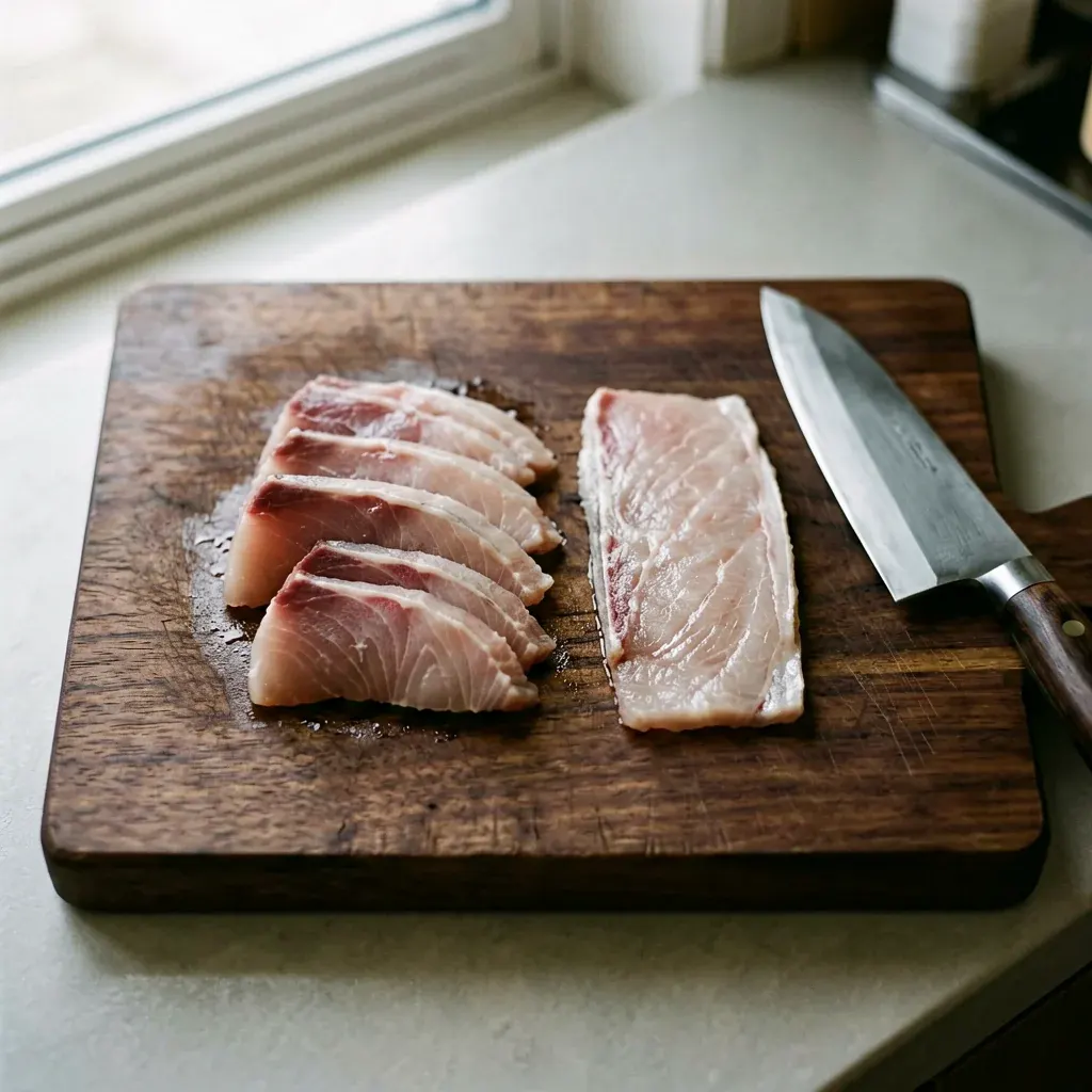 Сашими из креветки ама-эби — шаг 2