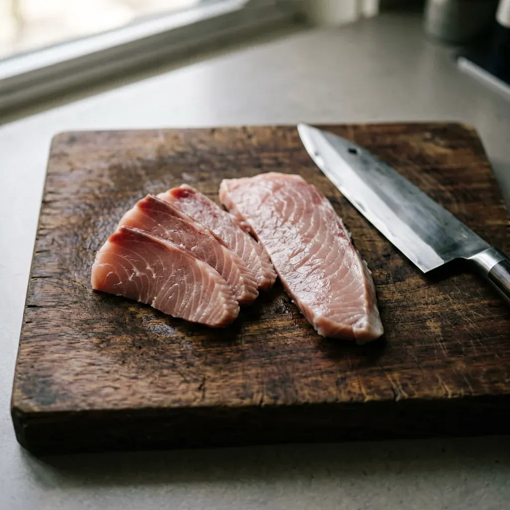 Сашими из скумбрии саба — шаг 2