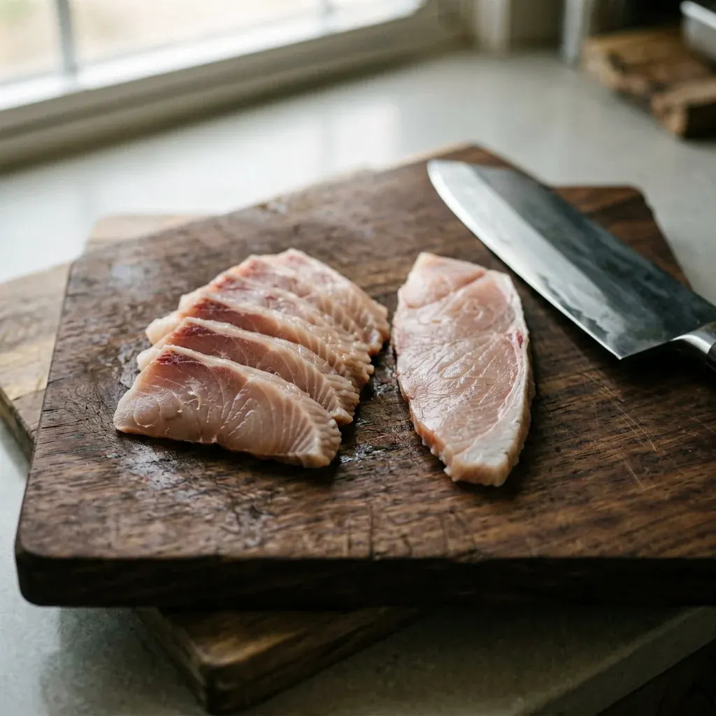 Сашими тюторо из жирного тунца — шаг 2