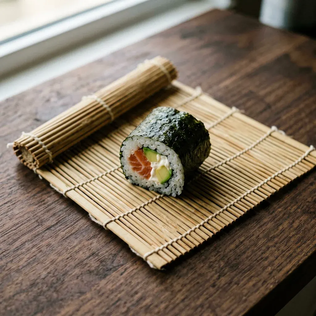 Дракон с угрём и авокадо — шаг 2