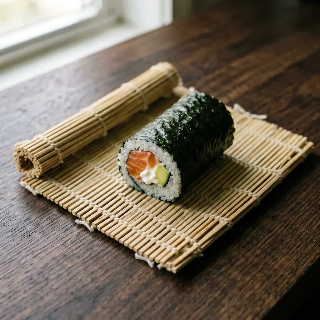 Ролл с креветкой темпура и манго — шаг 2