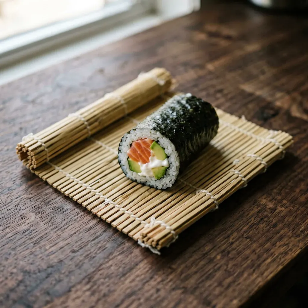 Ролл с тунцом и хамоном — шаг 2