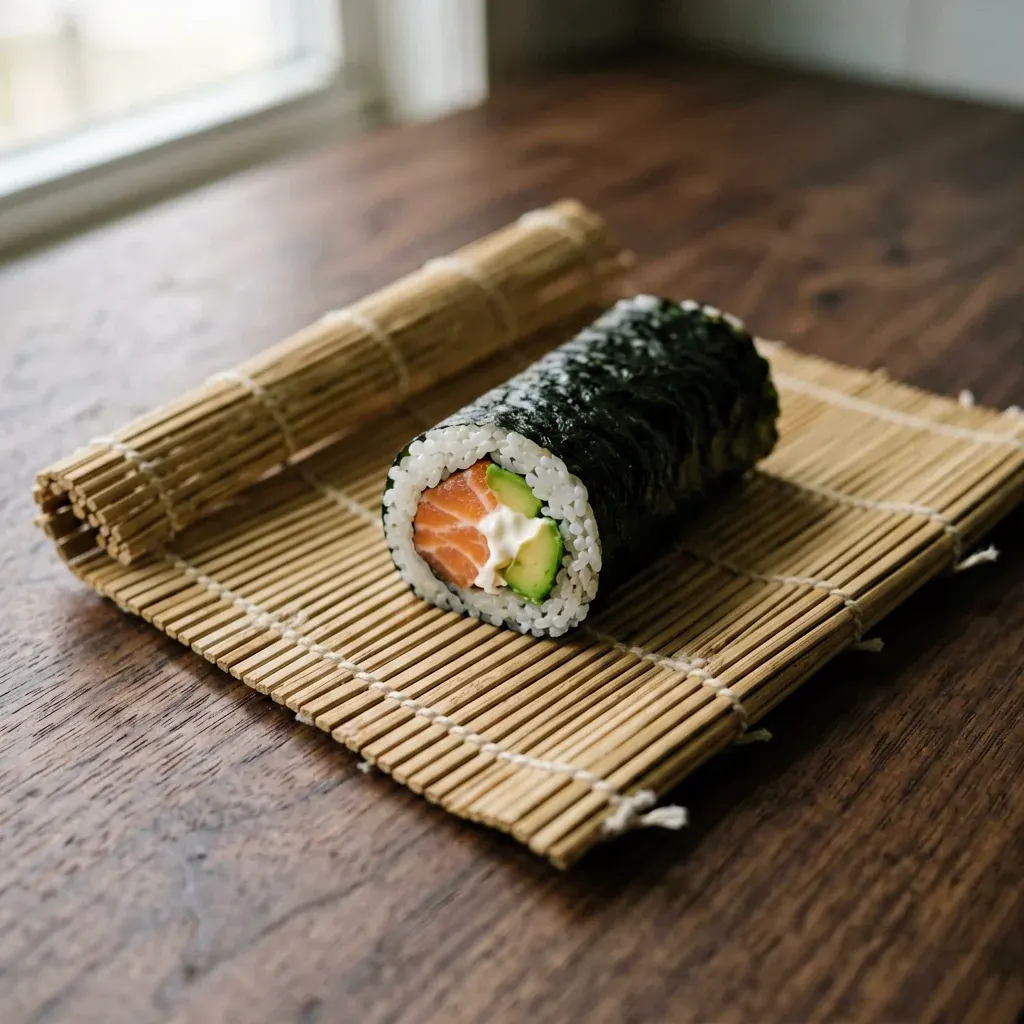 Кимура-маки с тунцом и укропом — шаг 2