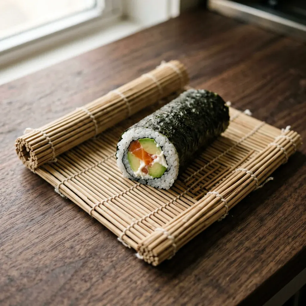 Темпура-ролл с угрём — шаг 2