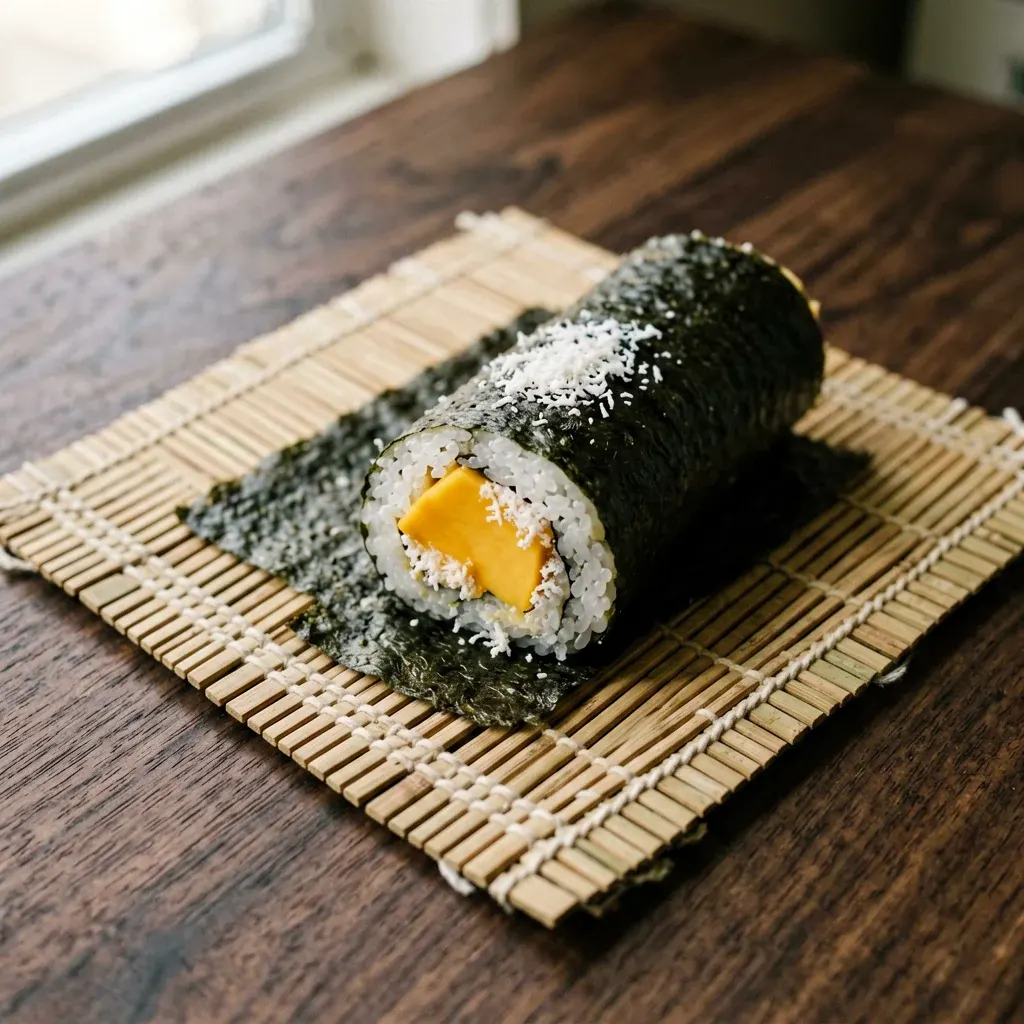 Десертный ролл с манго и кокосом — шаг 2