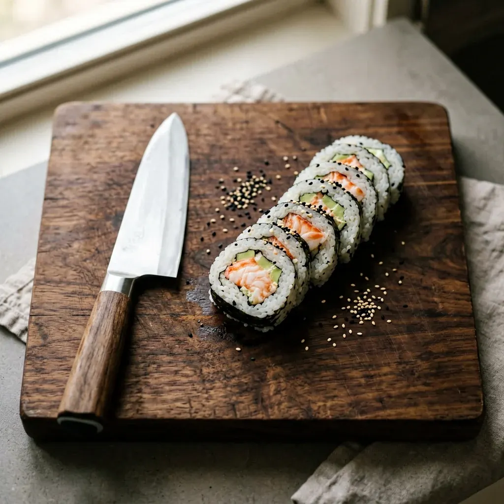 Ролл с креветкой и кокосом — шаг 3