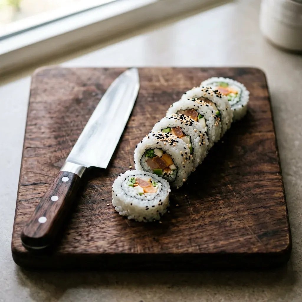 Темпура-ролл с лососем и сыром — шаг 3