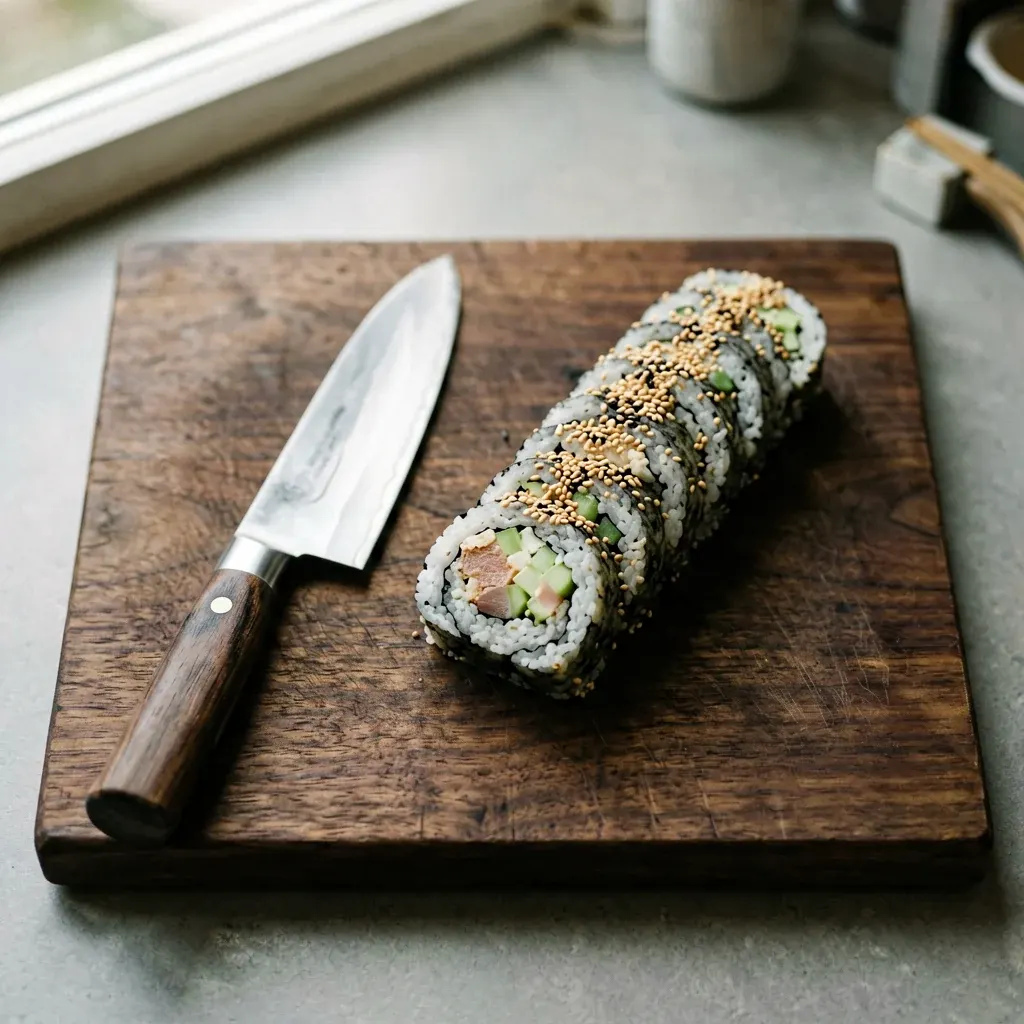 Темпура-ролл с лососем и манго — шаг 3