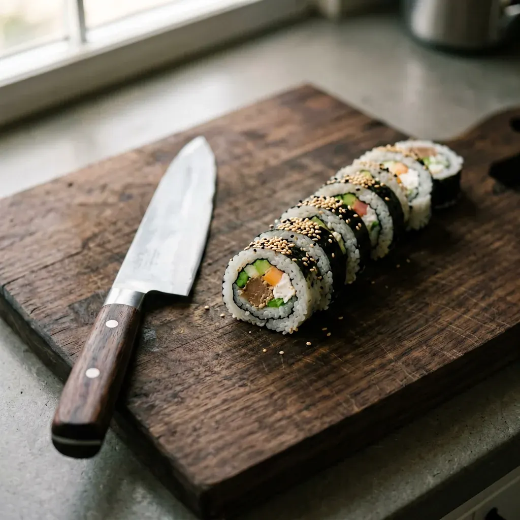 Канада с креветкой и тобико — шаг 3