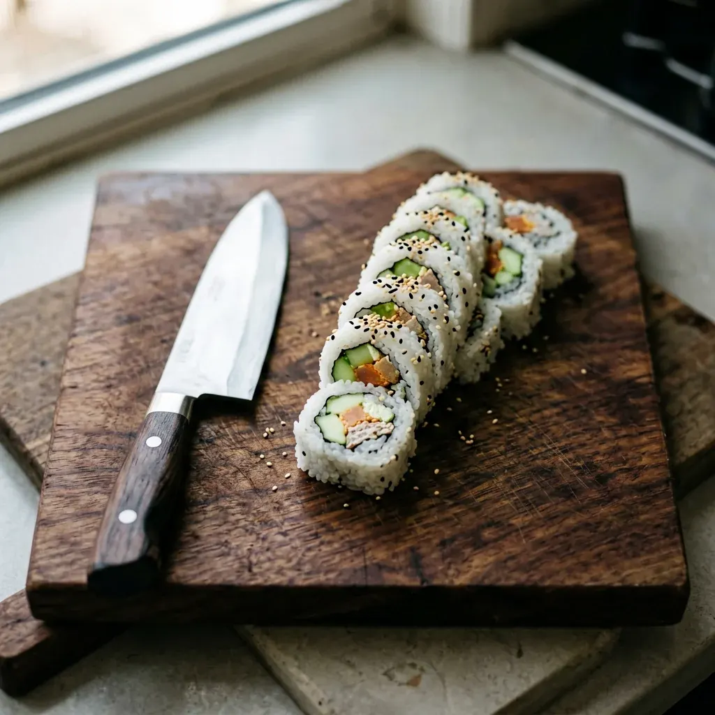 Хот-ролл с угрём и кунжутом на гриле — шаг 3