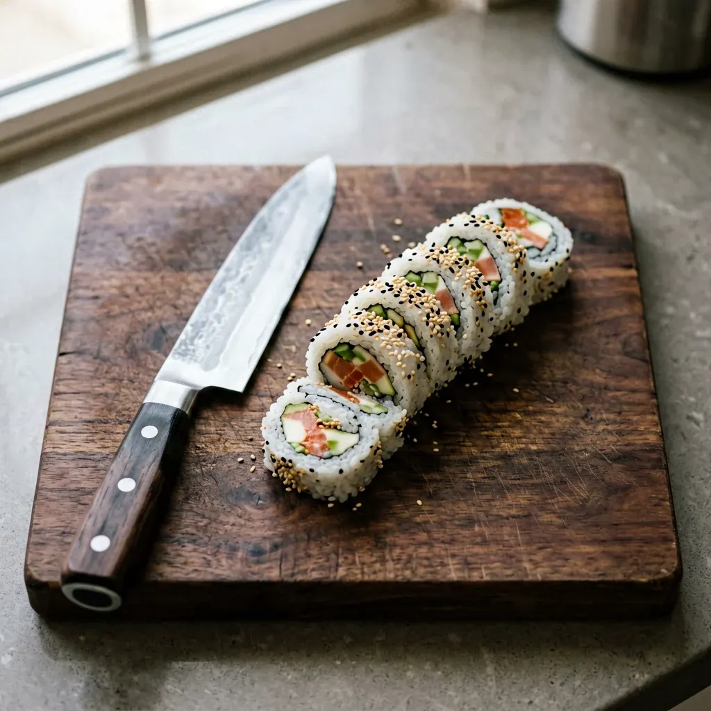 Ролл с тыквой темпура и кленовым сиропом — шаг 3