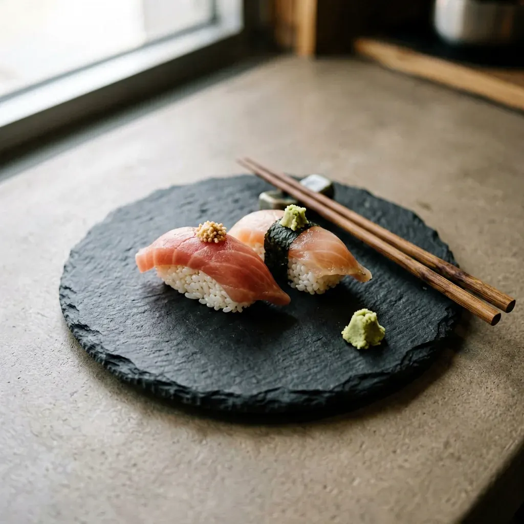 Нигири с тунцом и васаби — шаг 3