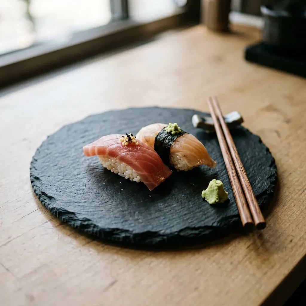 Нигири с икрой лосося гункан — шаг 3