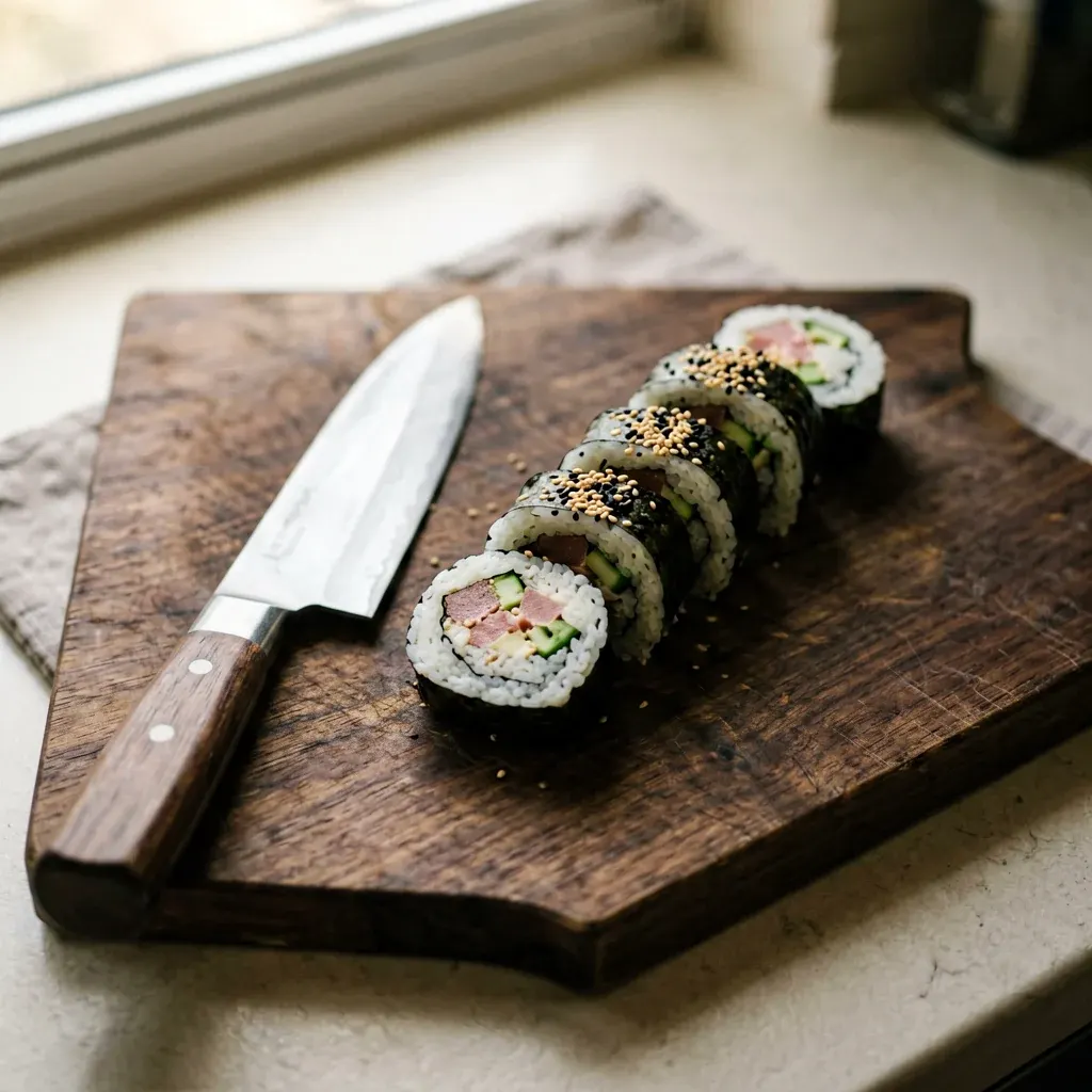 Манго-ролл с лососем и кокосом — шаг 3