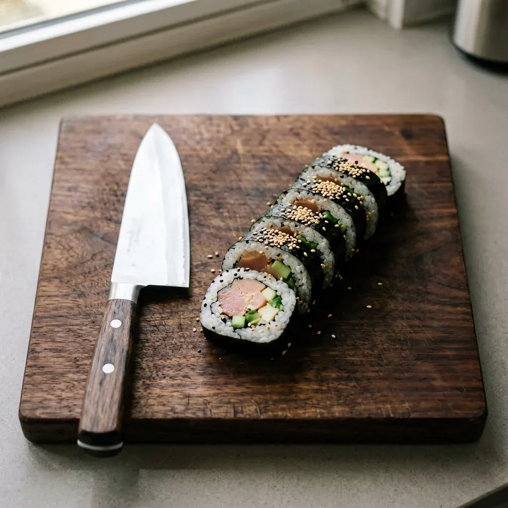 Ролл с фуа-гра и трюфельным маслом — шаг 3