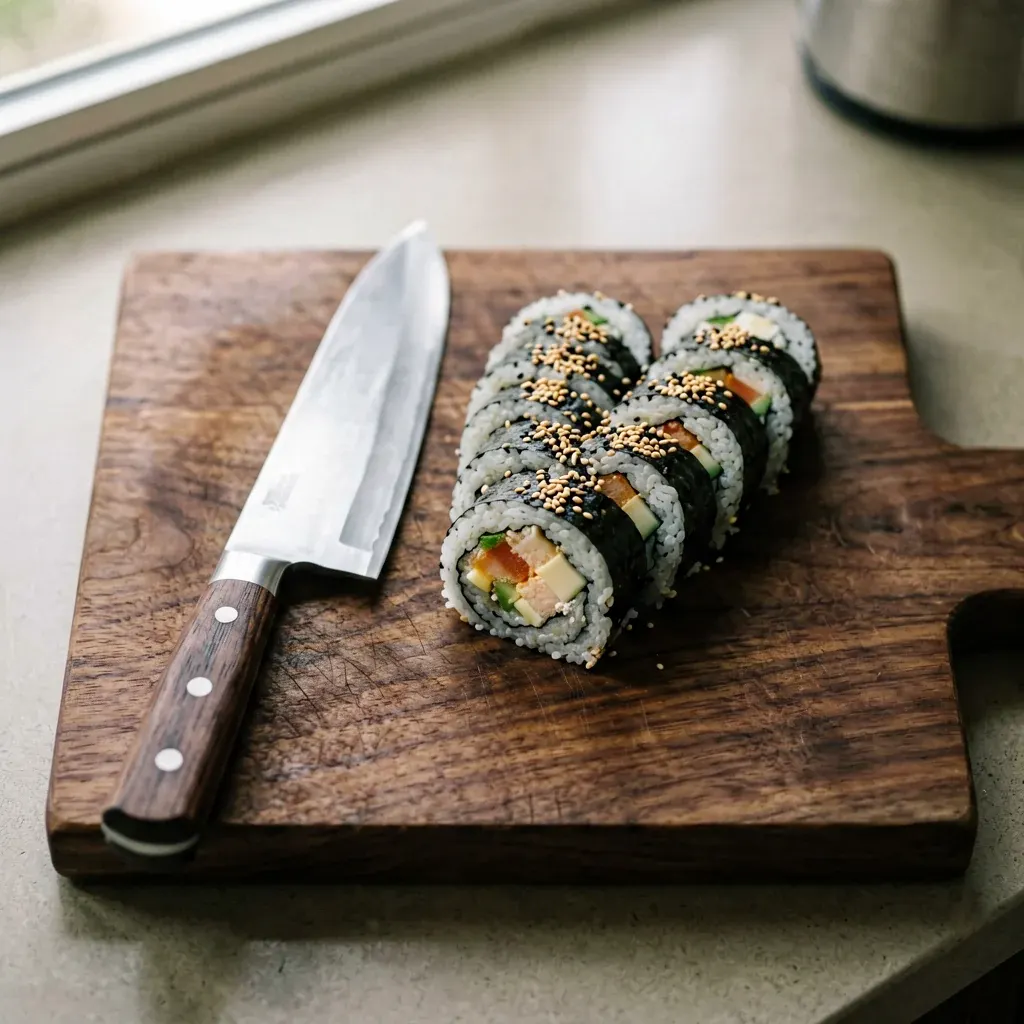 Калифорния с лососем и манго — шаг 3