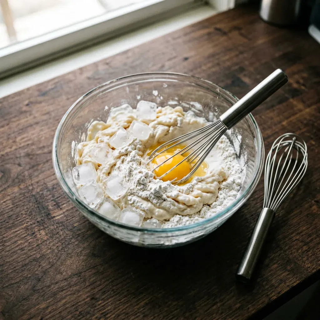 Темпура с грибами шиитаке — шаг 4