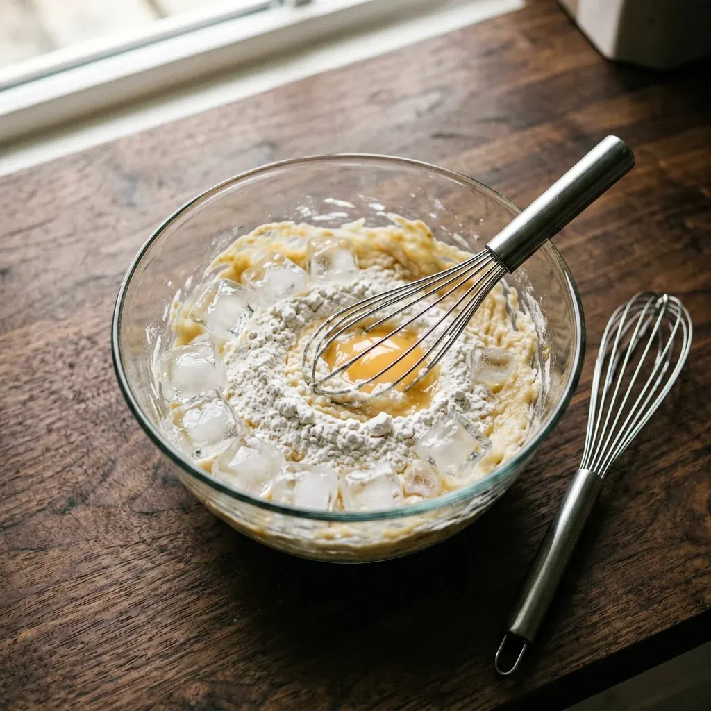 Темпура веганская с тыквой — шаг 4