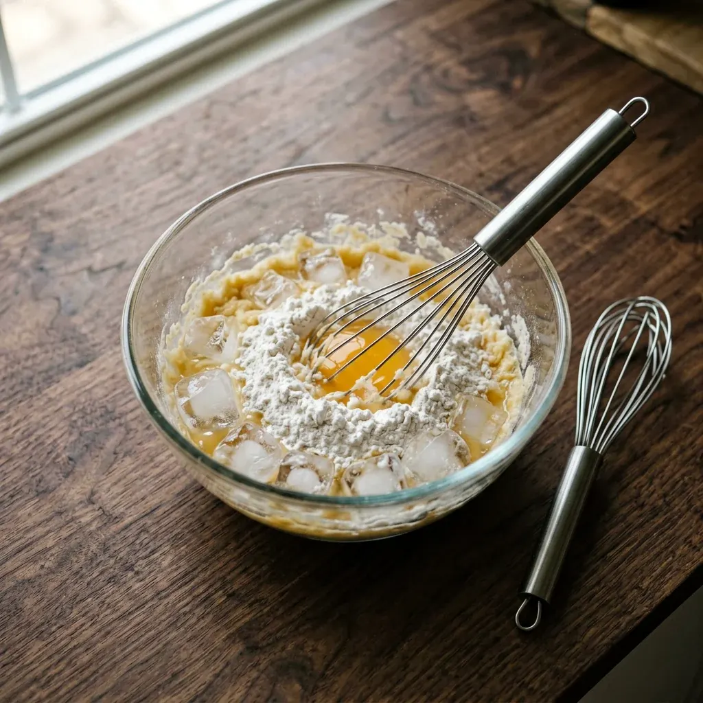 Темпура с тунцом и каперсами — шаг 4