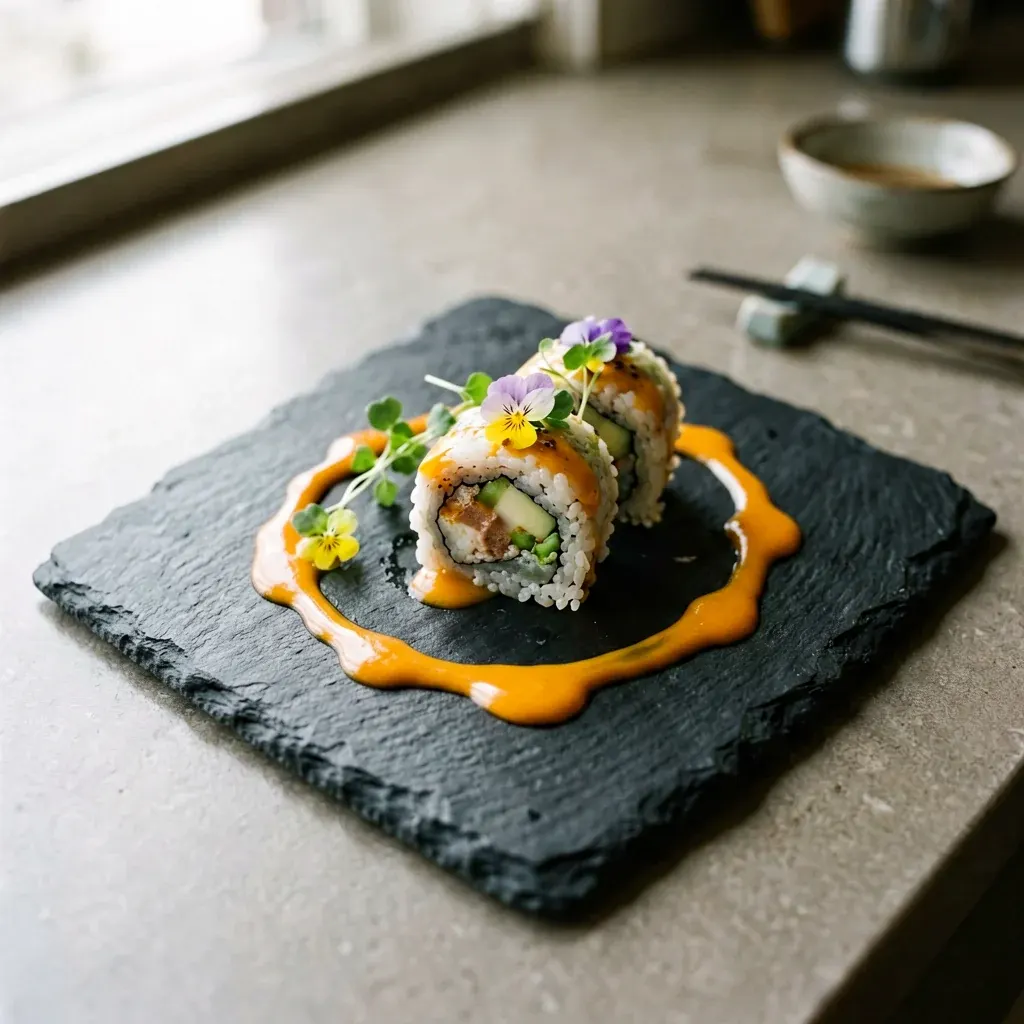 Ролл с уткой пекин и огурцом — шаг 4