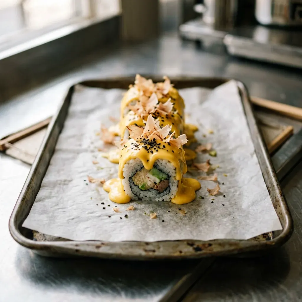 Запечённая Калифорния под спайси-майо — шаг 4