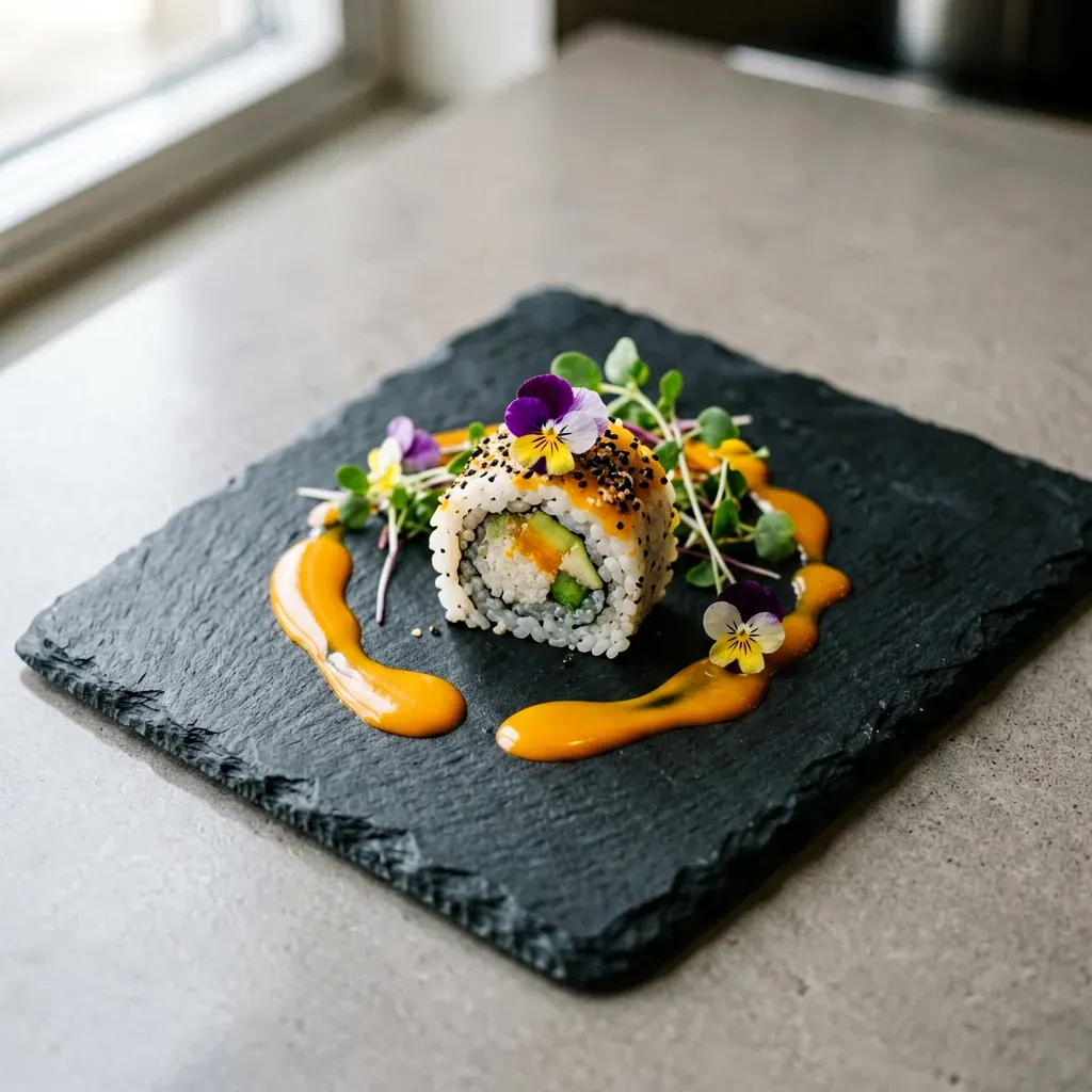 Ролл с лососем-гравлакс и укропом — шаг 4