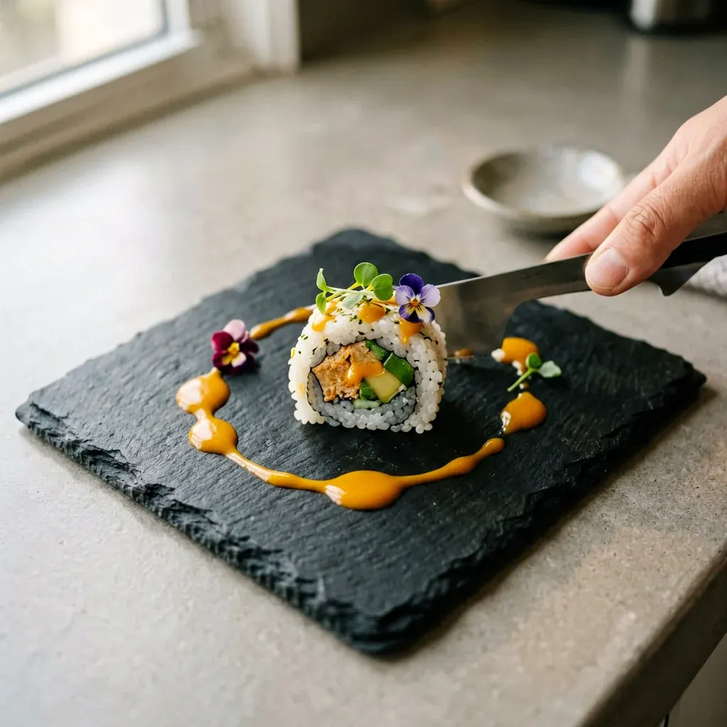 Десертный ролл с клубникой и сливочным сыром — шаг 4