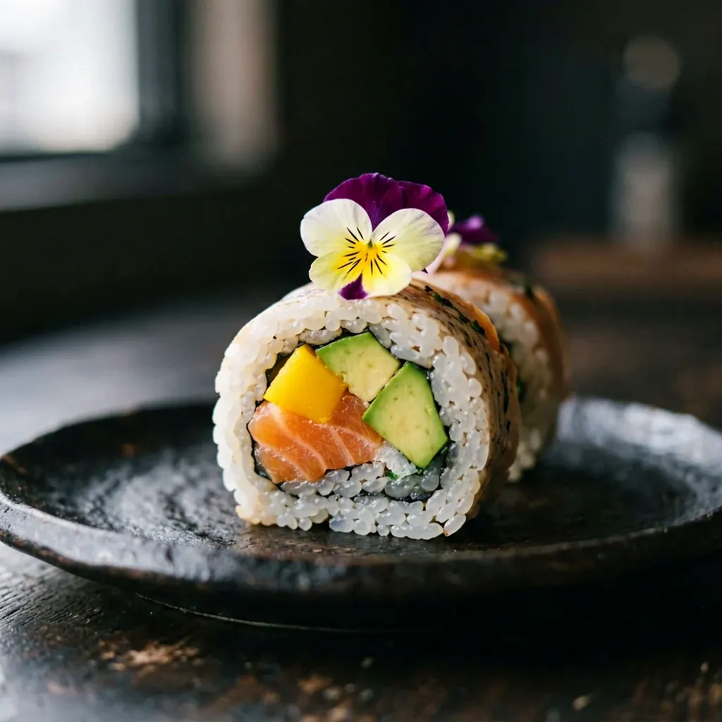 Ролл с тунцом и хамоном — шаг 5