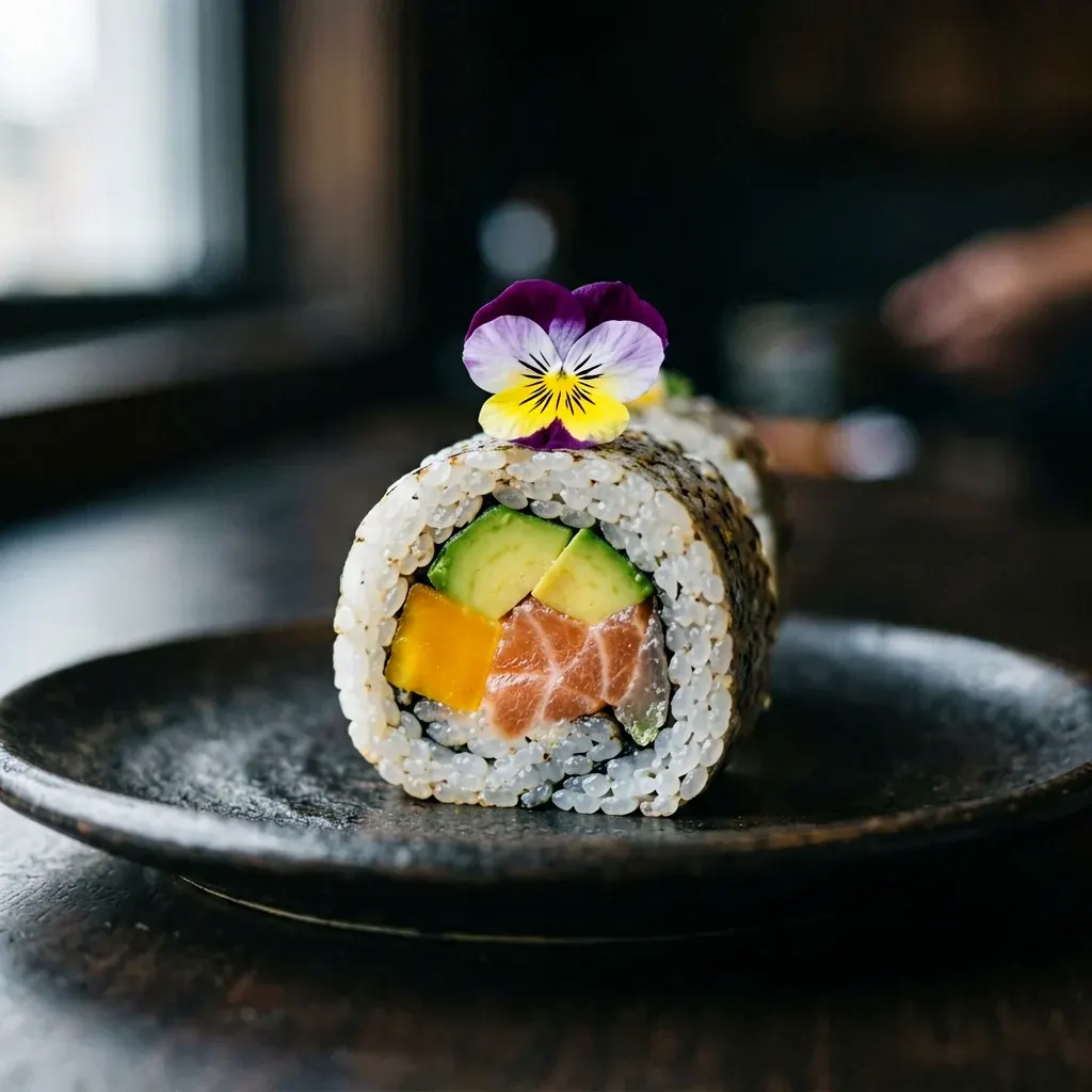 Ролл с фуа-гра и трюфельным маслом — шаг 5