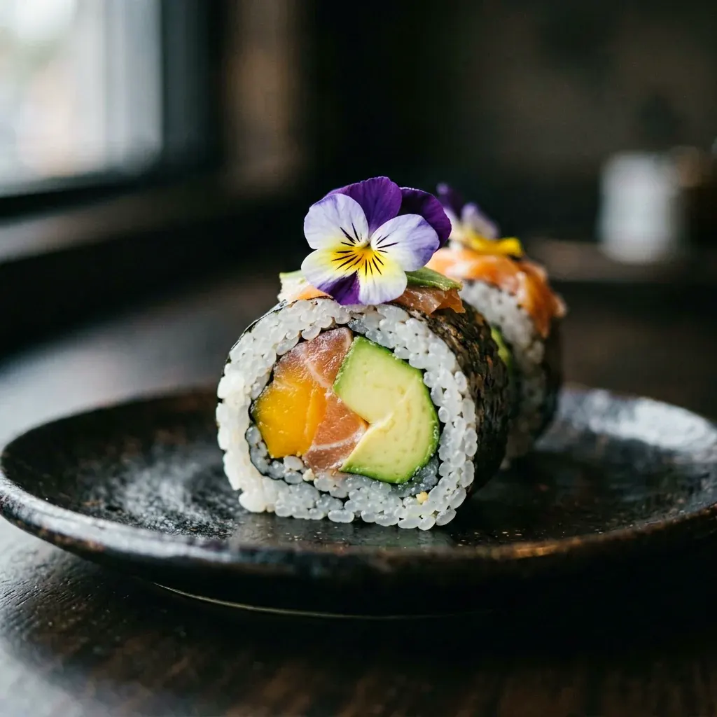 Ролл с креветкой темпура и манго — шаг 5